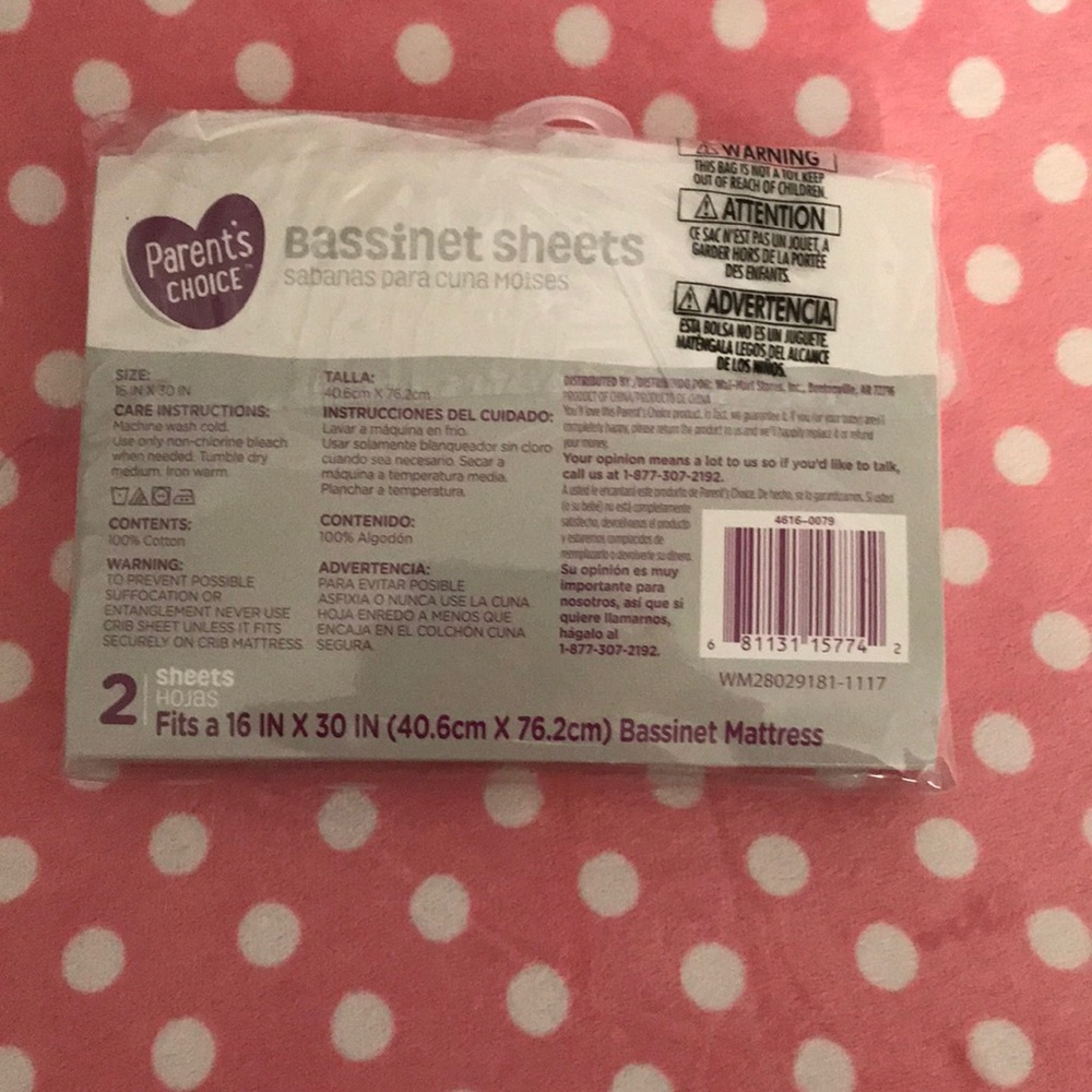 Bassinet Sheets - Picture 2 of 4